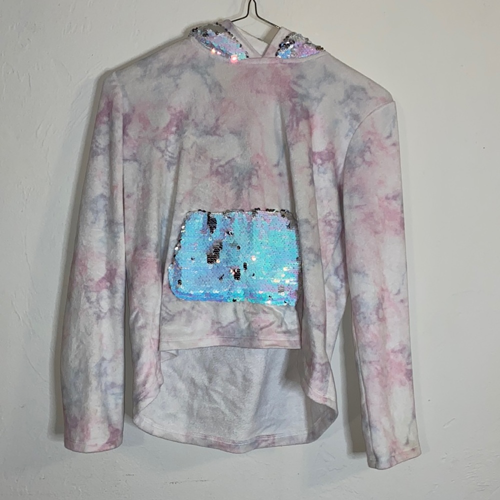 Girls Self Esteem Sequenced Hoodie